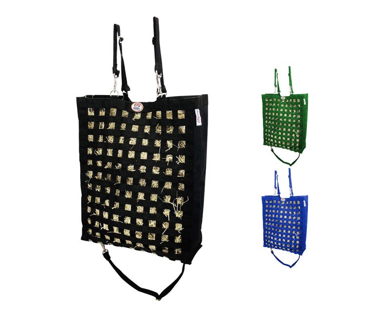Paris Tack Ultra Slow Feeder Horse Hay Bag with Super Tough Bottom and 6 Month Warranty - Image 1